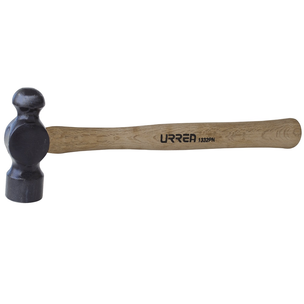 Martillo de bola black con mango de madera de 16", 24 oz, Urrea