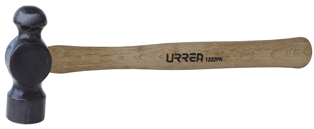 Martillo de bola black con mango de madera de 18", 48 oz, Urrea