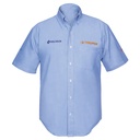 60349 / Camisa azul para caballero, manga corta talla M, Truper