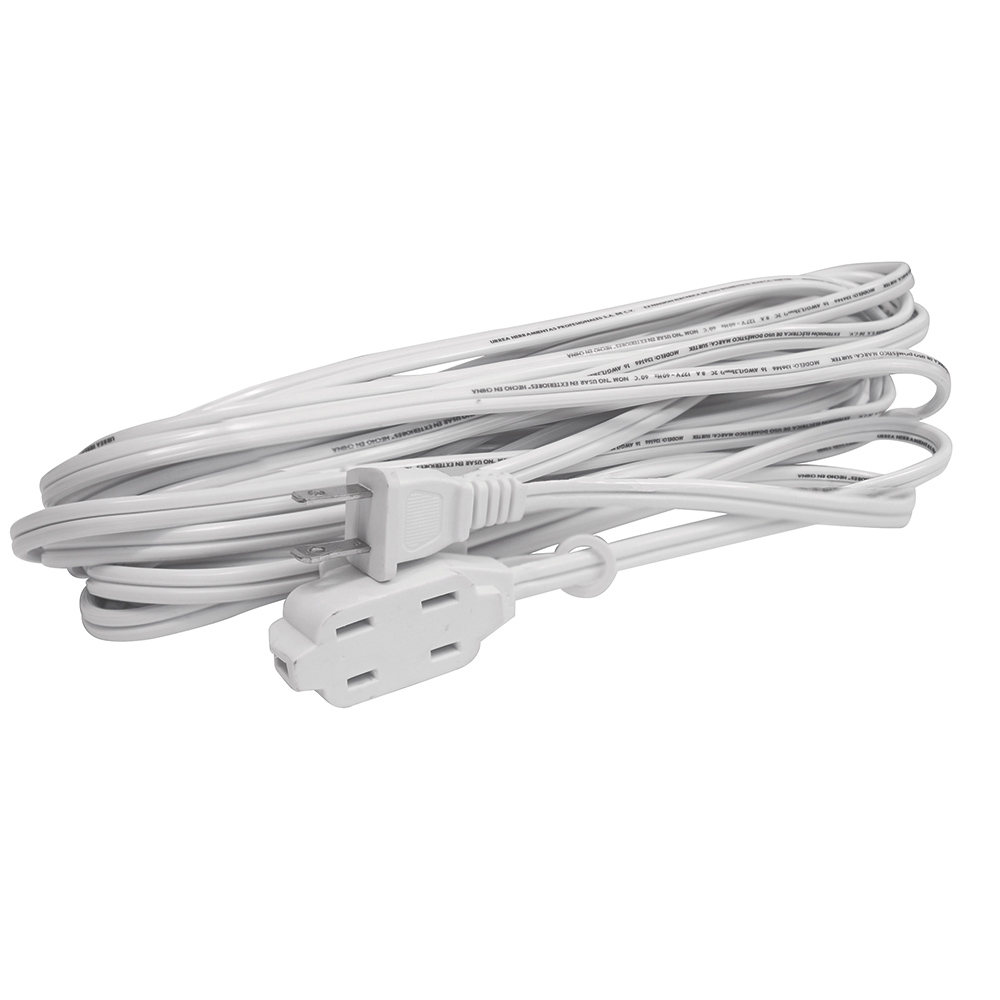 Extensión eléctrica doméstica color blanco, 3 m, Surtek