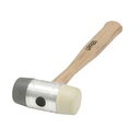 Martillo con tapas plásticas intercambiables con mango de madera de 18", 25 oz, Urrea