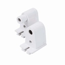 Portalámpara compacta Slim Line con terminales de presión, 2  piezas, Surtek