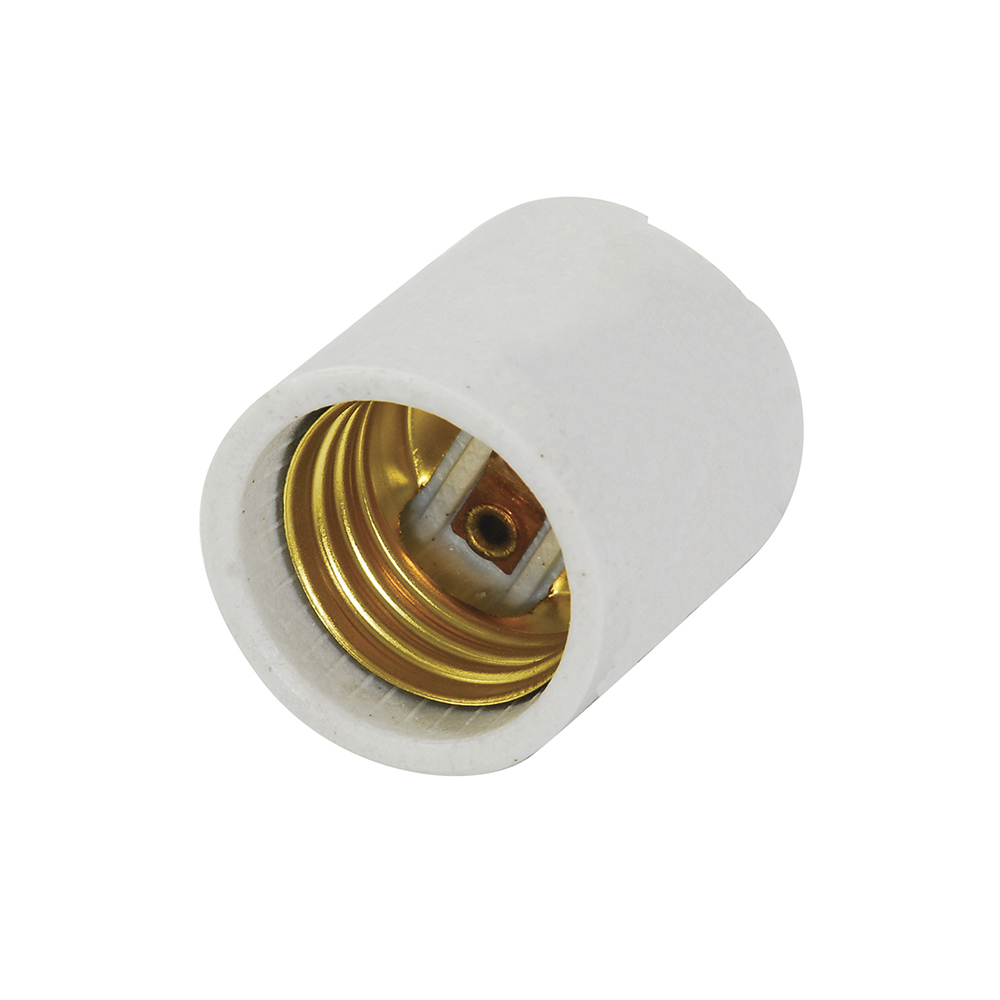 Portalámpara sencilla de porcelana 3.5 cm, Surtek