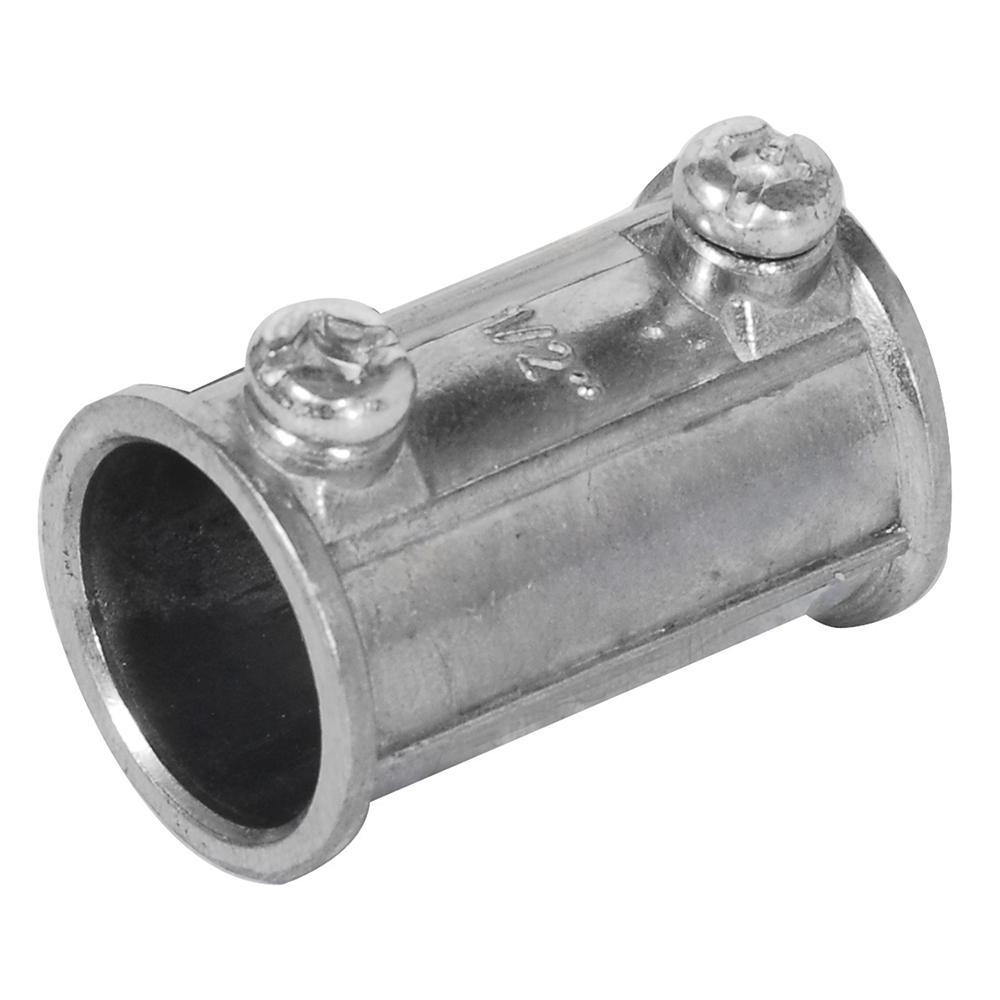 Conector cople para tubo conduit pared delgada 1/2", Surtek