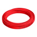 Cable eléctrico THW calibre 10, 100 m color rojo, Surtek