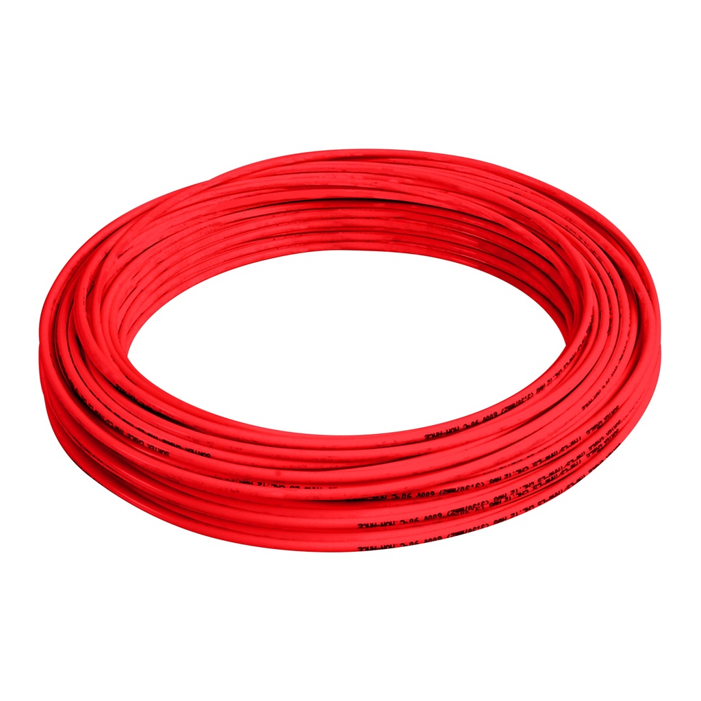 Cable eléctrico THW calibre 12, 100 m color rojo, Surtek