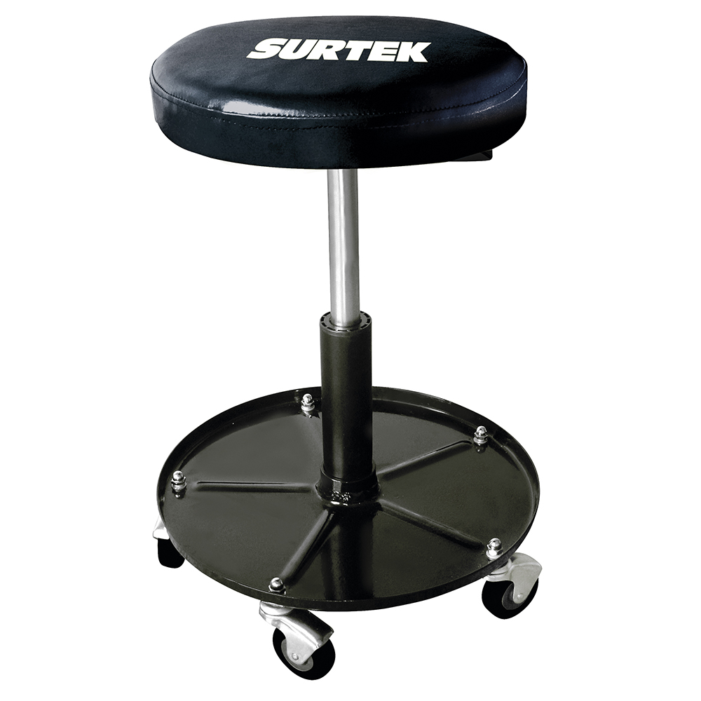 Banco para mecánico giratorio acolchonado, 489 mm, Surtek