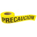 Cinta para barricada "PRECAUCION" ancho 3" de 304 m, Surtek