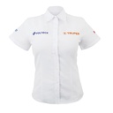 62103 / Camisa blanca para dama, manga corta talla G, Truper