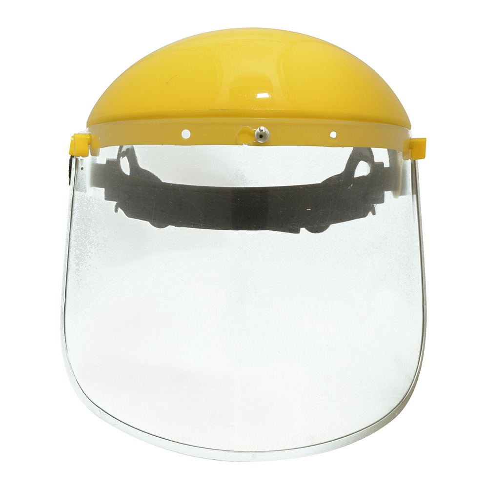 Protector facial con mica de policarbonato y ajuste de suspensión de matraca, Surtek
