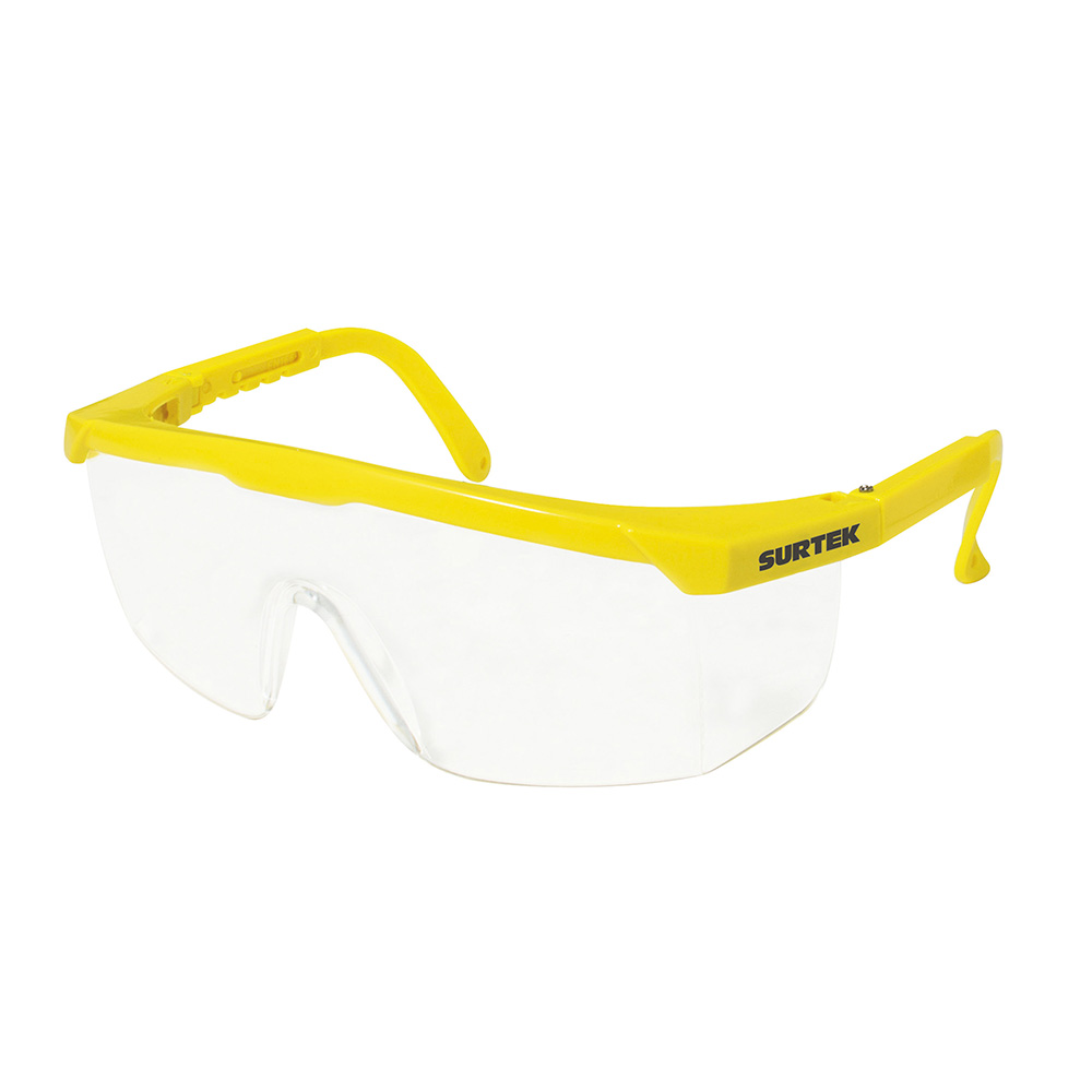 Lentes de seguridad modelo ajustable, transparentes, Surtek