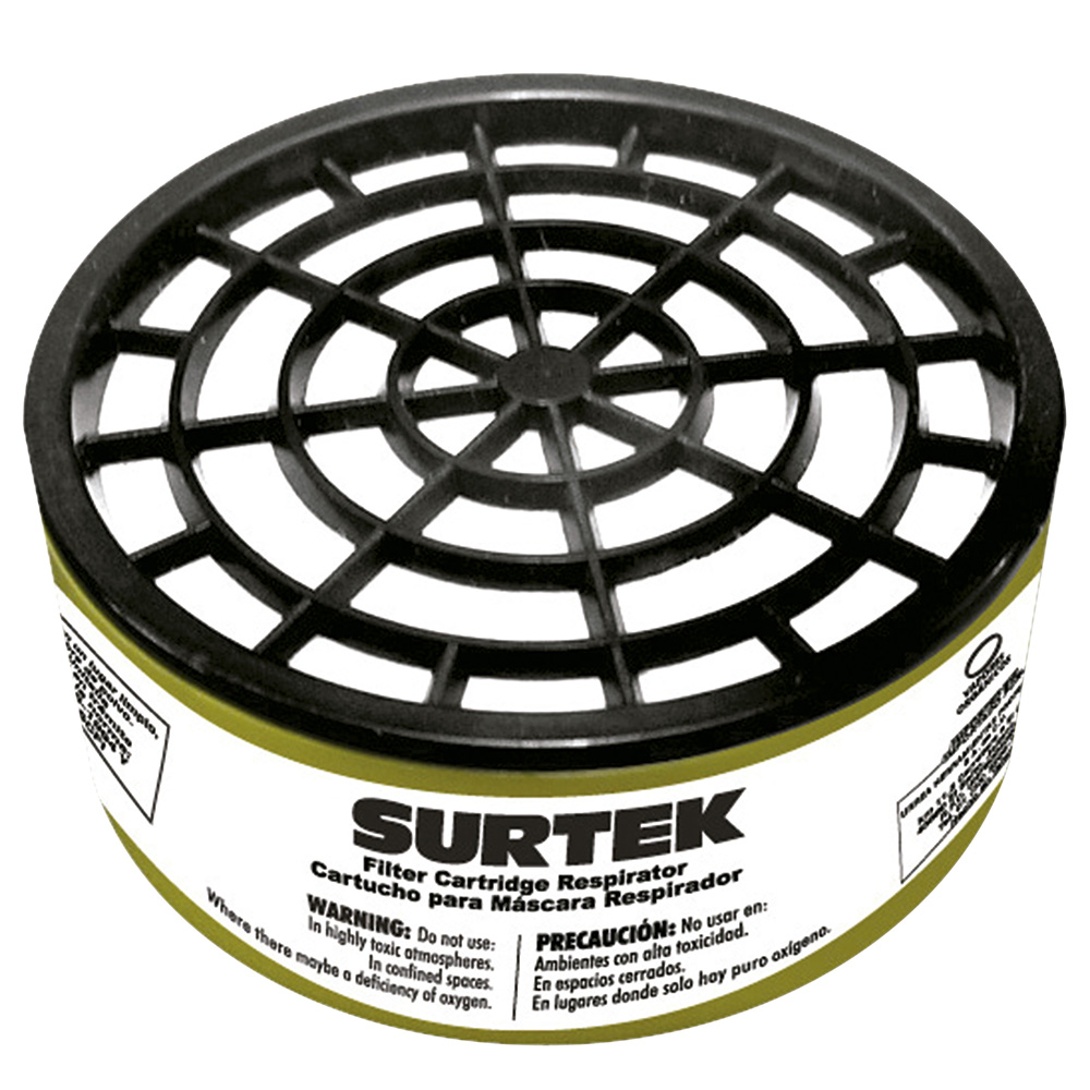 Cartucho para respirador con protección para polvo, Surtek