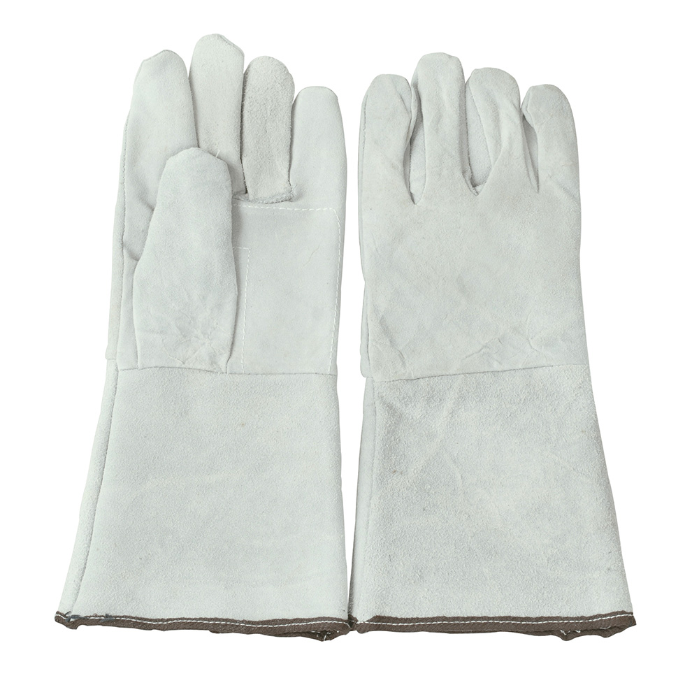 Guantes de carnaza con refuerzo en palma unitalla, Surtek