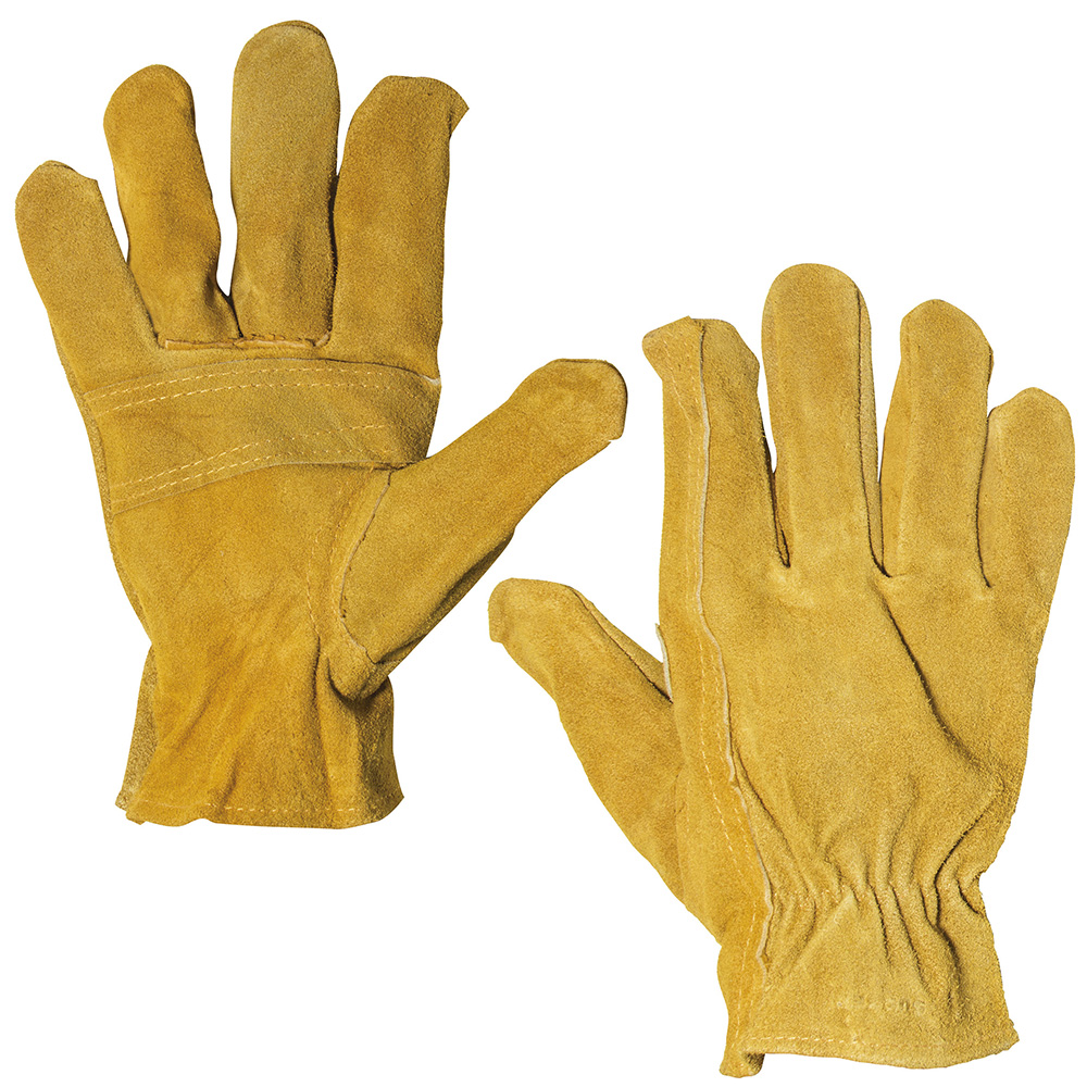 Guantes tipo soldador de piel de carnaza con forro interno puño largo, Surtek