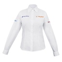 63108 / Camisa blanca para dama, manga larga talla G, Truper