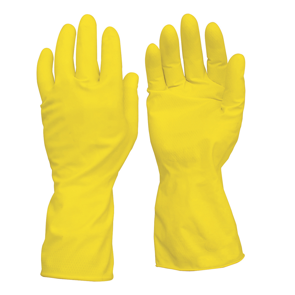 Guantes de látex con forro interno de algodón M, Surtek