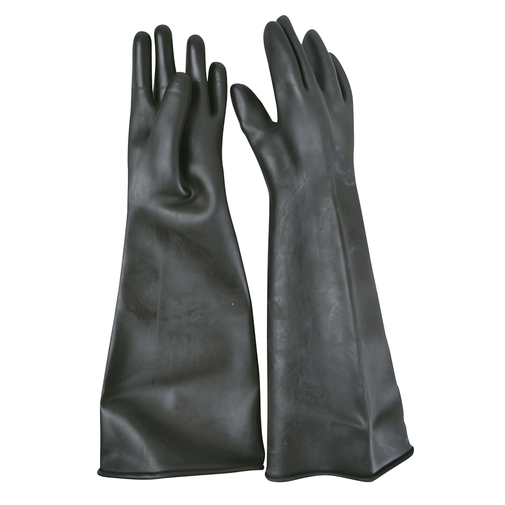 Guantes largos de látex talla CH, Surtek