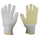 Guantes de algodón con puntos de PVC en palma talla mediana, Surtek
