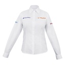 63110 / Camisa blanca para dama, manga larga, talla EEG, Truper
