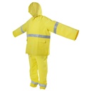 Impermeable con cintas reflejantes EG, 2 piezas, Surtek