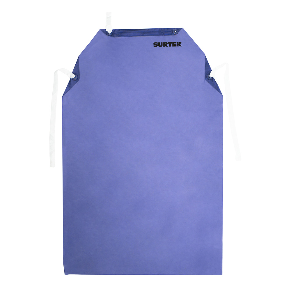 Mandil de PVC dieléctrico color azul, 1.20 m, Surtek