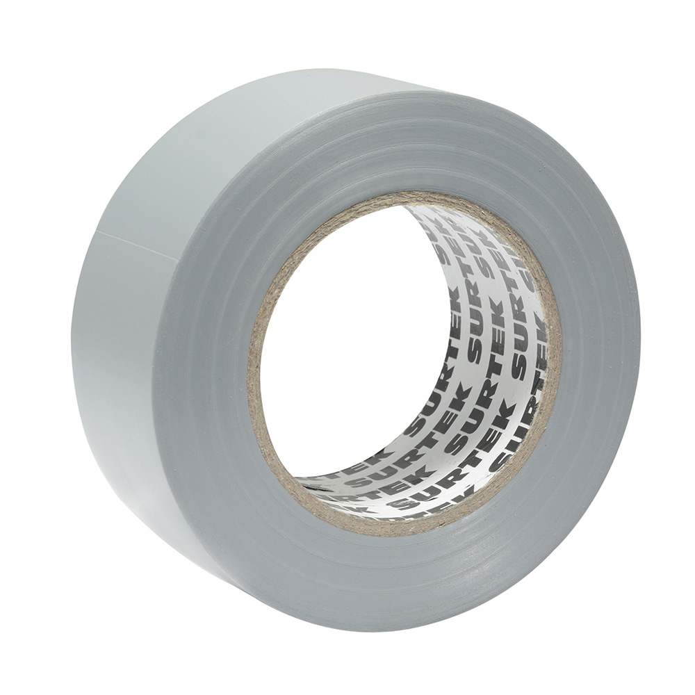 Cinta gris de PVC para ducto 45.7 m, Surtek