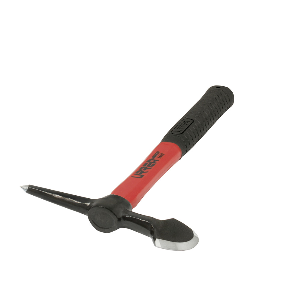 Martilllo para soldador con mango de fibra de vidrio de 12", 12 oz, Urrea