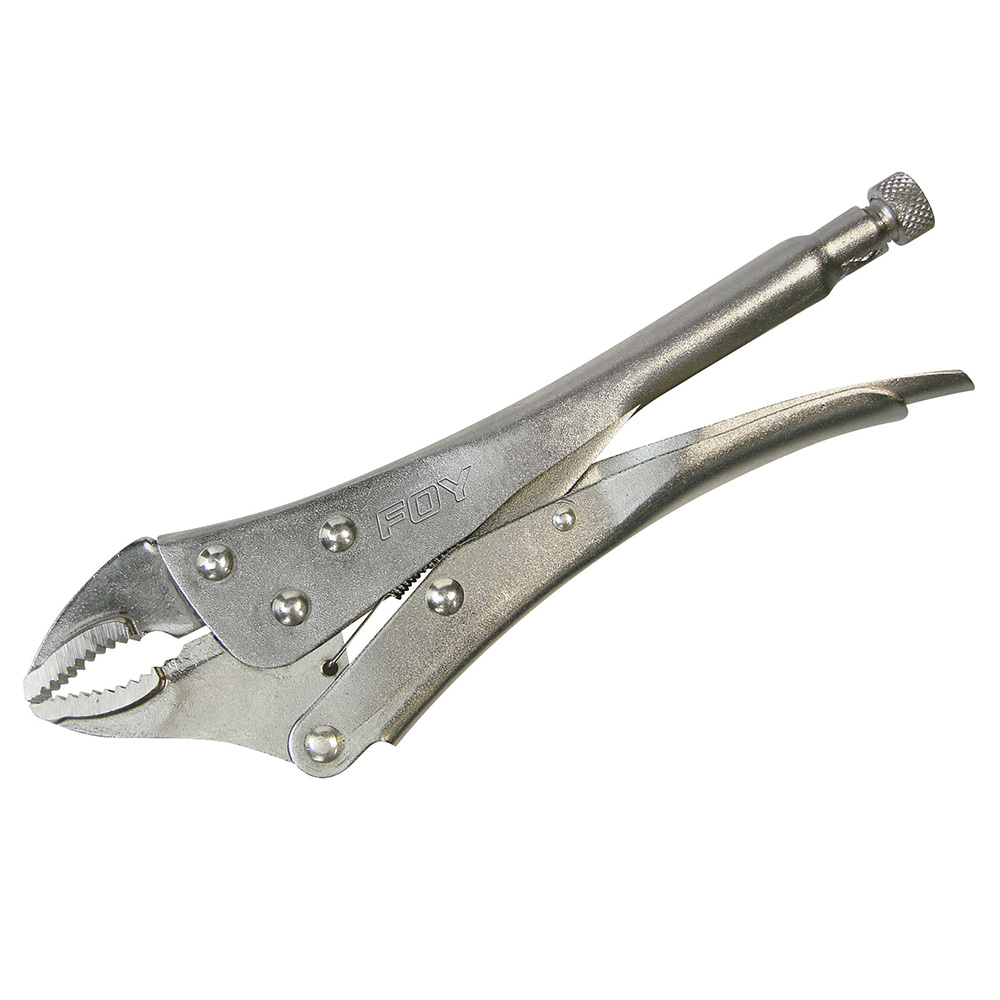 Pinza de presión de 5" quijada curva, Foy