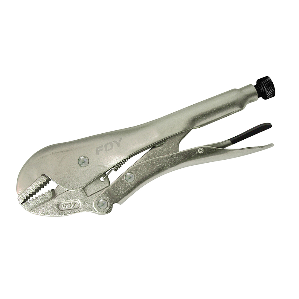 Pinza de presión de 10" quijada recta, Foy