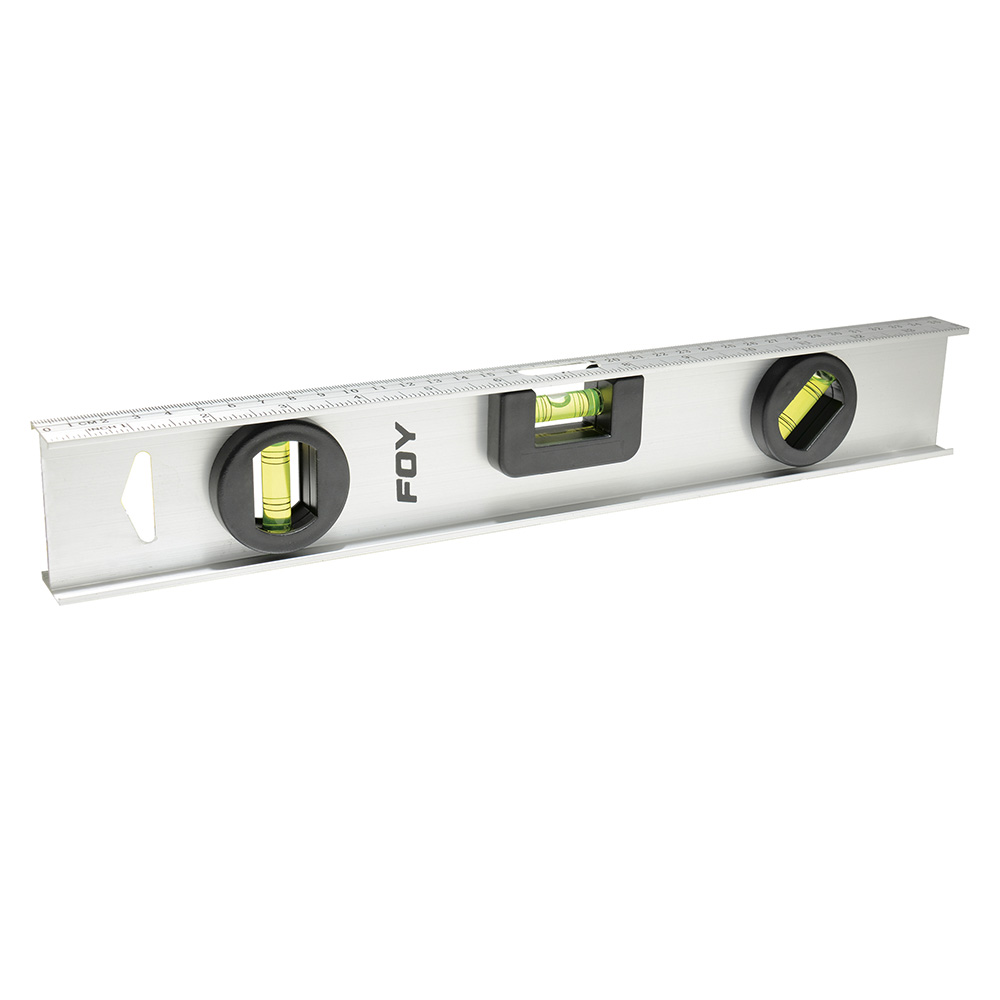 Nivel 3 gotas 24" de aluminio, Foy