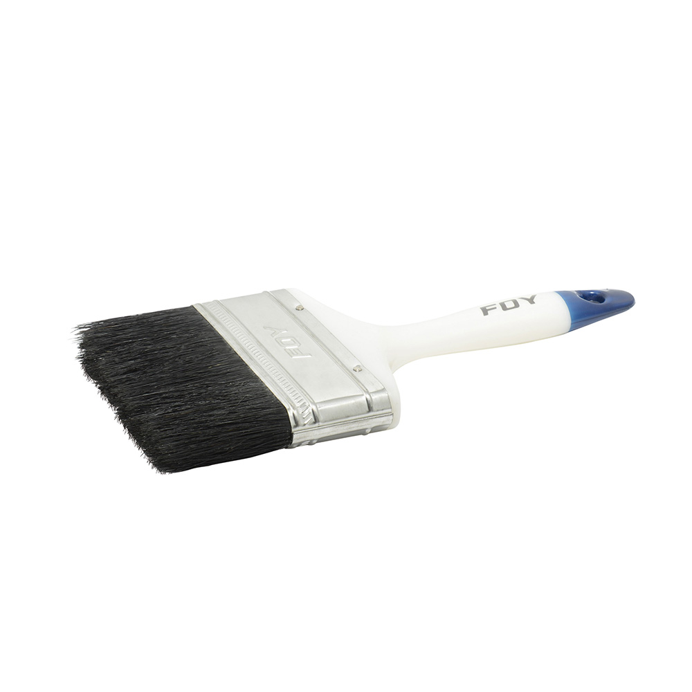 Brocha de cerdas naturales con mango plástico 3", Foy