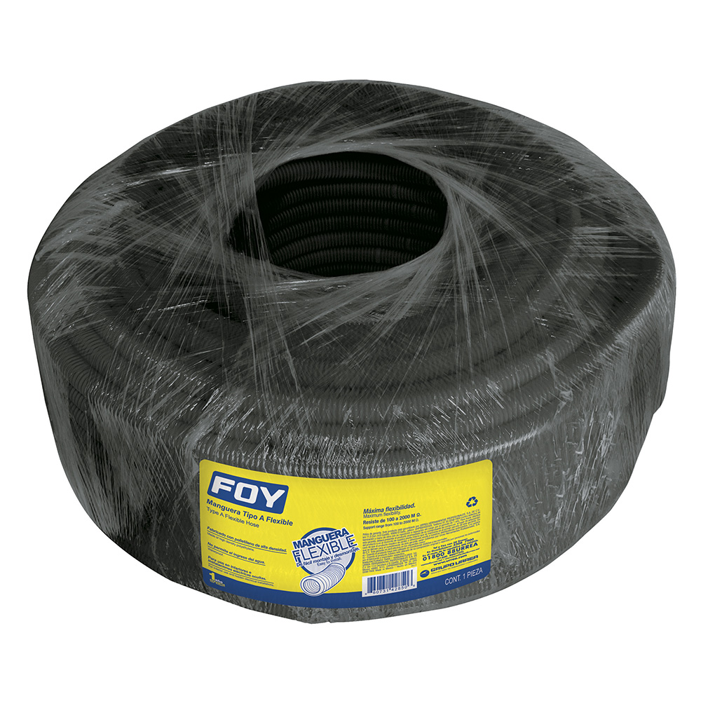 Manguera flexible para cable, reforzada 3/4" 50 m, Foy