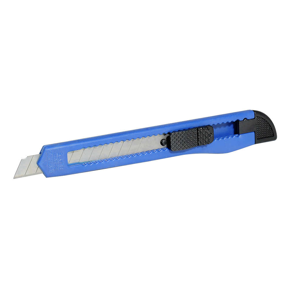 Cutter con cuerpo de plástico de 9 mm, Foy