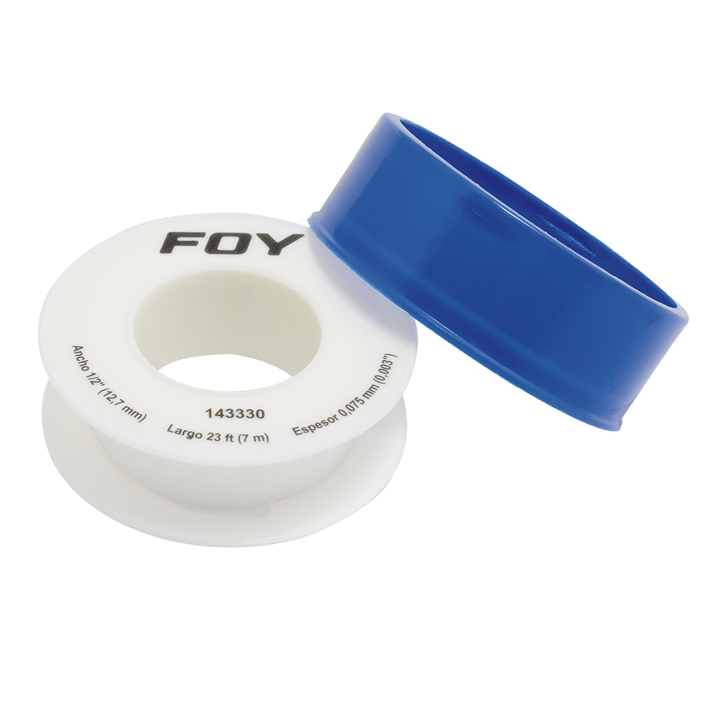 Cinta sella roscas 1/2" x 7 m, Foy