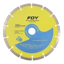Disco de diamante segmentado, 4-1/2", Foy