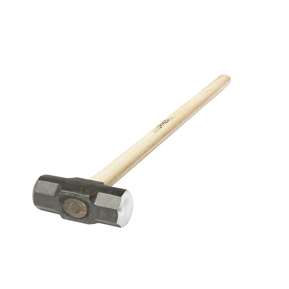 Marro octagonal cabeza maquinada con mango de hickory Americano de 36", 8 lb, Urrea