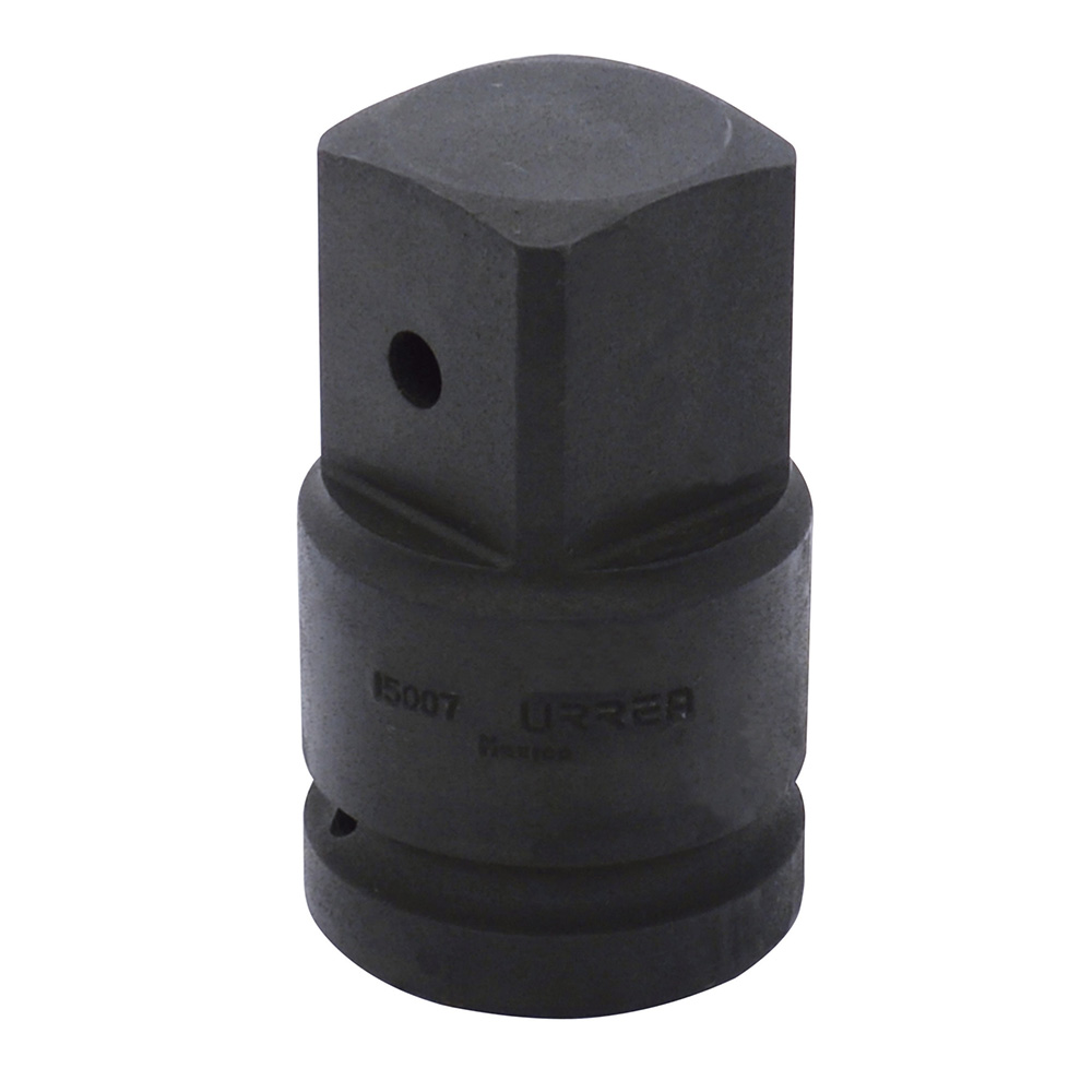 Adaptador con barreno pasado para dado de impacto cuadro de 1" hembra a 1-1/2" macho, Urrea