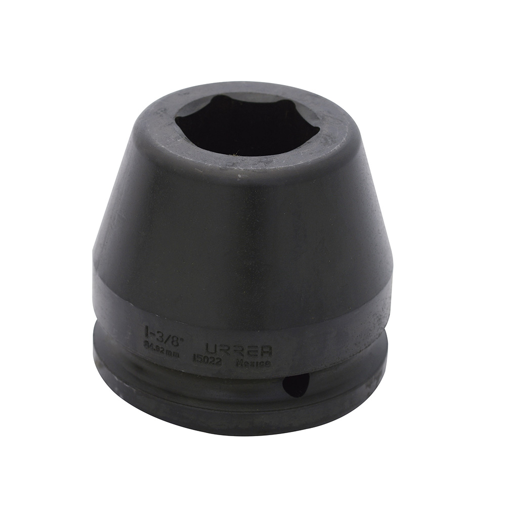 Dado de impacto en pulgadas cuadro de 1-1/2", 6 puntas, 1-3/8", Urrea
