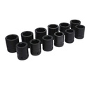 Juego de 12 dados de impacto en pulgadas cuadro de 1", 6 puntas, Urrea