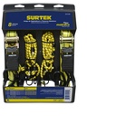 Juego de sujetadores tipo matraca y tensores, 8 piezas, Surtek