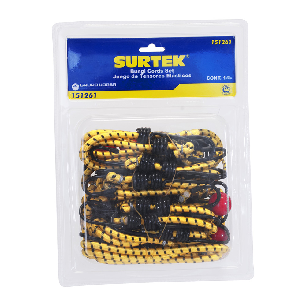 Juego de tensores elásticos, 24 piezas, Surtek