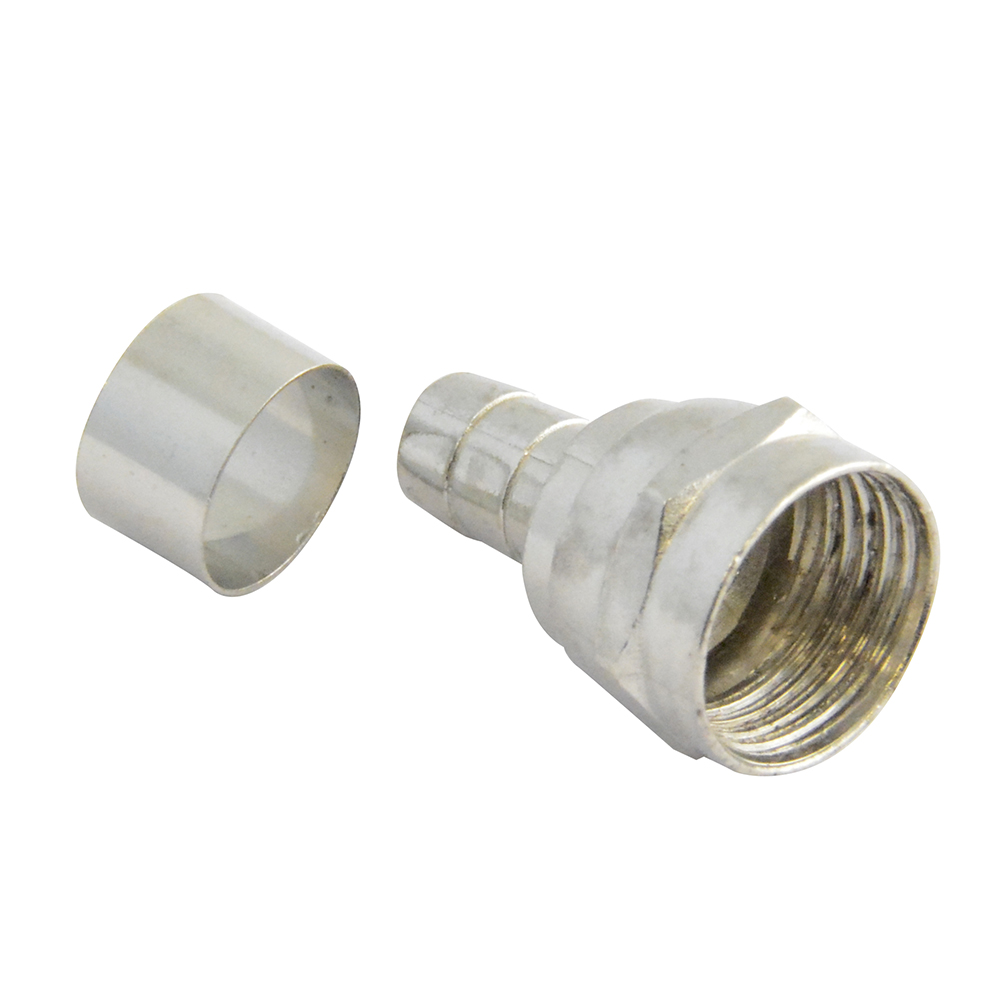 Conector para cable coaxial RG59 tipo campana, 4 piezas, Surtek