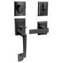 Gatillo rectangular sólido para entrada función doble,  negro, visual, Lock
