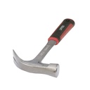 Martillo de uña forjado en una pieza con mango anti-vibración texturizado de 13-9/16", 20 oz, Urrea
