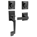 Gatillo rectangular sólido para entrada función sencilla,  negro, visual, Lock