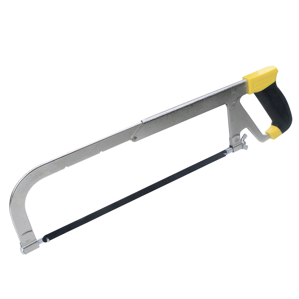Arco de segueta ajustable con mango bimaterial 10" y 12", 17", Surtek