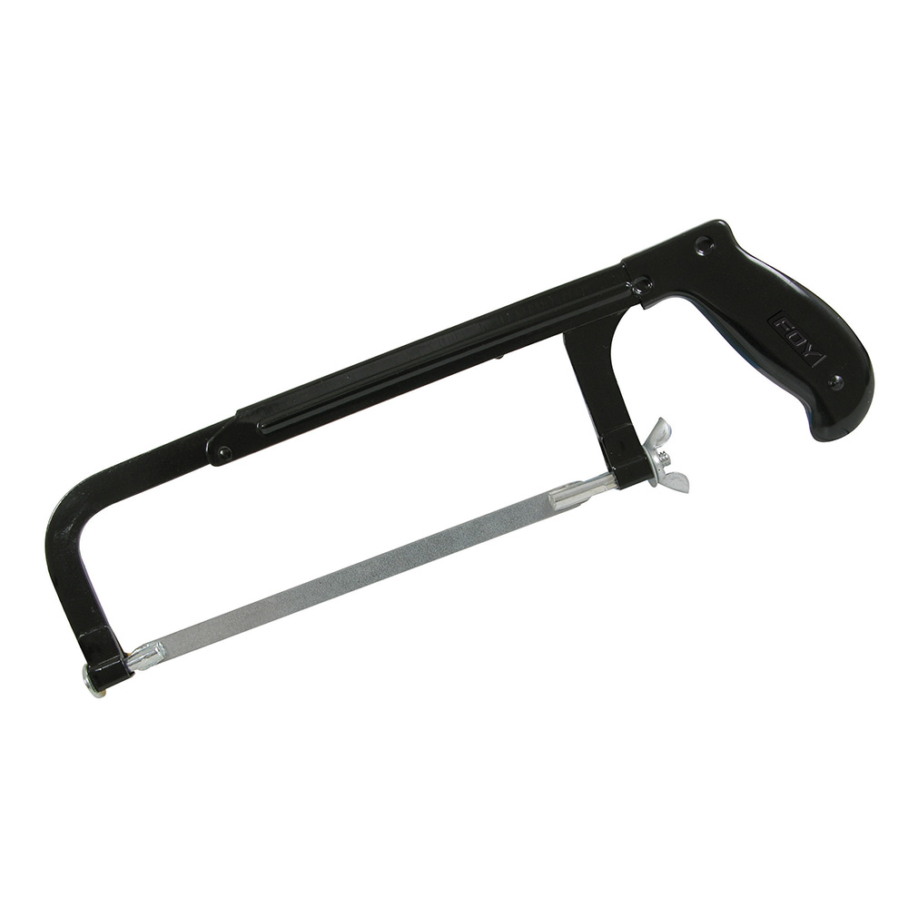 Arco de segueta ajustable con mango de plástico 8", 10" y 12", 12"-19", Foy