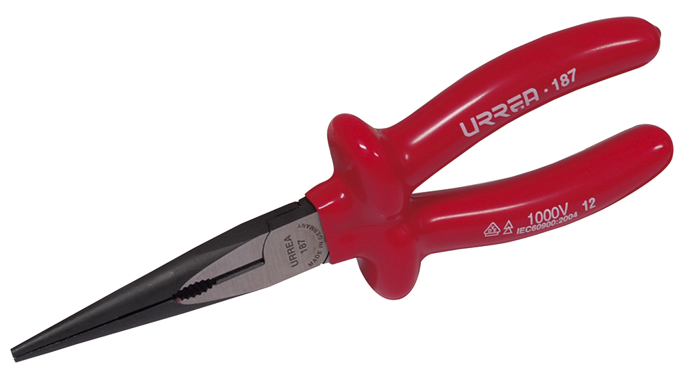 Pinza de 1000 V de 7-7/8" punta larga, Urrea