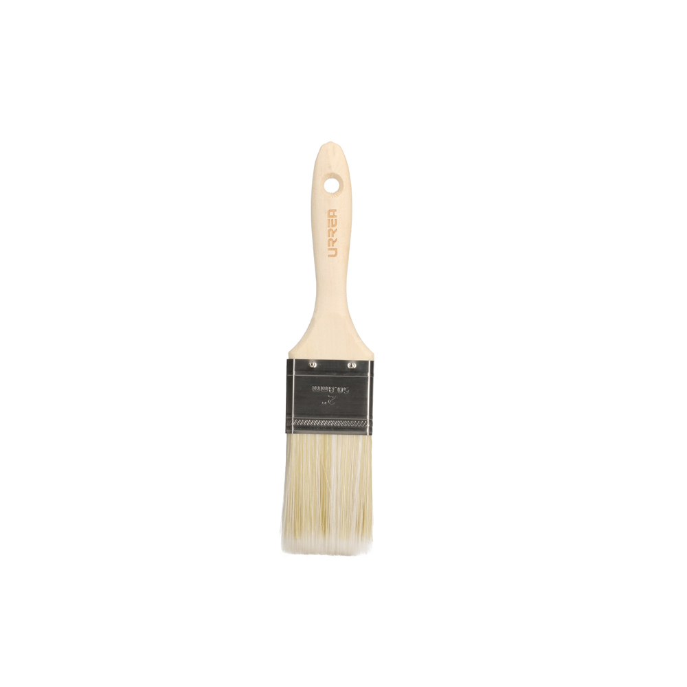Brocha de cerdas de poliéster con mango de madera de 2", Urrea