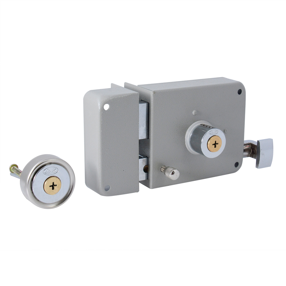 Cerradura sobreponer clásica función derecha , llave tetra, en caja, Lock